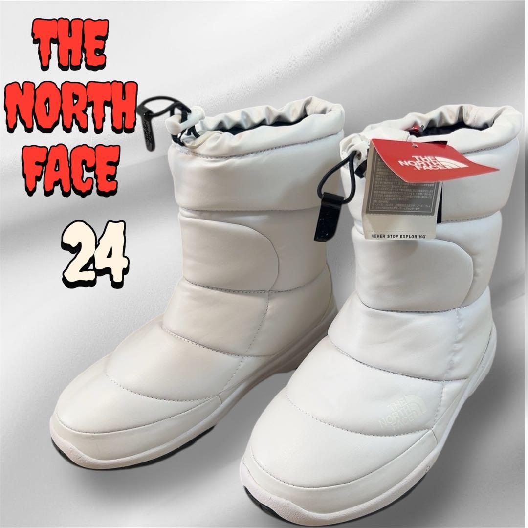 新品 タグ付き THE NORTH FACE ホワイトスノーブーツ 24