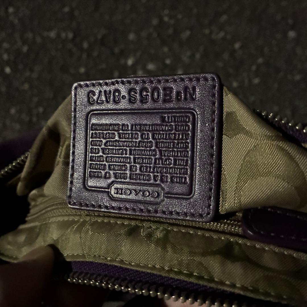 r*様 00's archive old coach suède hand ba