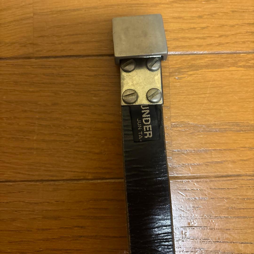 UNDERCOVER ブラックレザーベルト スタッズ付き archive