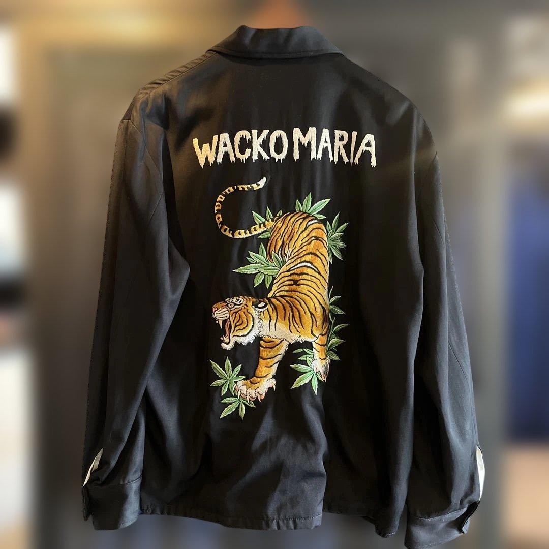 WACKO MARIA ベトジャン 虎刺繍 黒