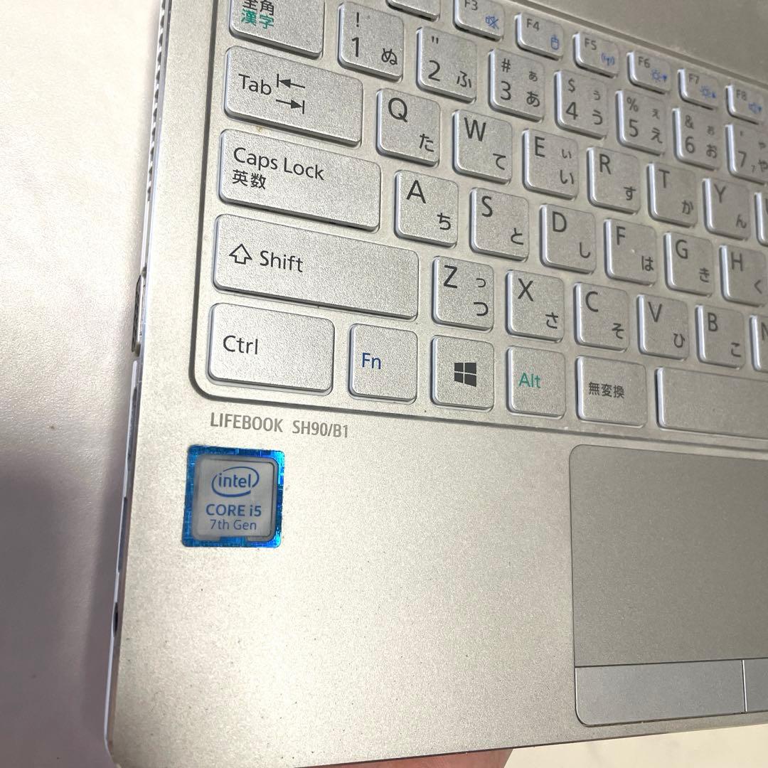 富士通 LIFEBOOK SH90/B1 ホワイト パソコン Windows
