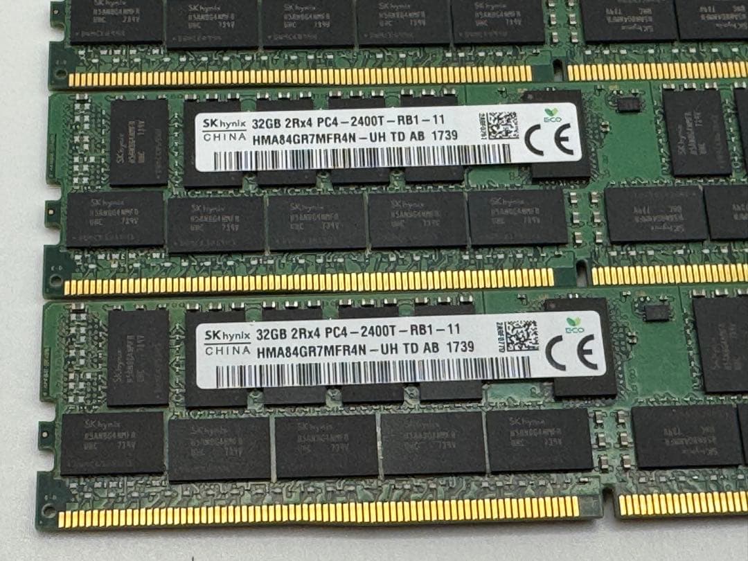 ④ SK hynix DDR4 32GB4枚 PC4-2400T-RB1-11