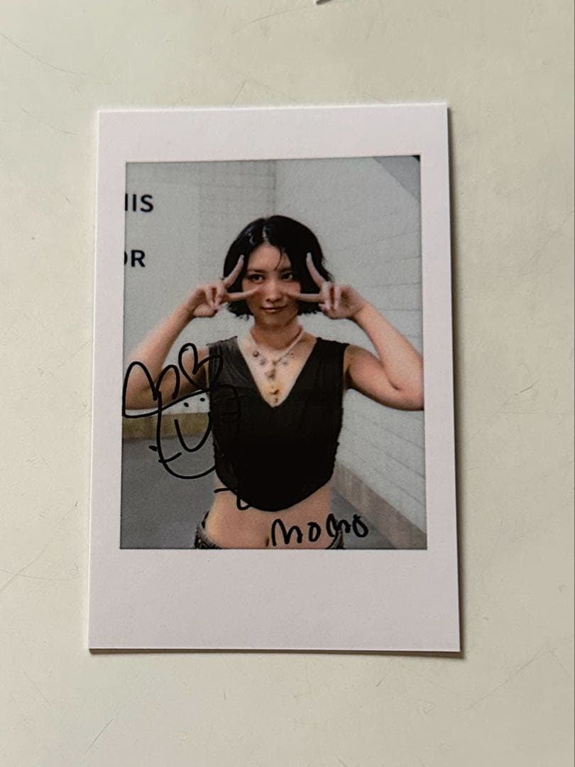 TWICE yizhiyu 上海サイン会当選者限定ポラ風トレカ　2.0 モモ