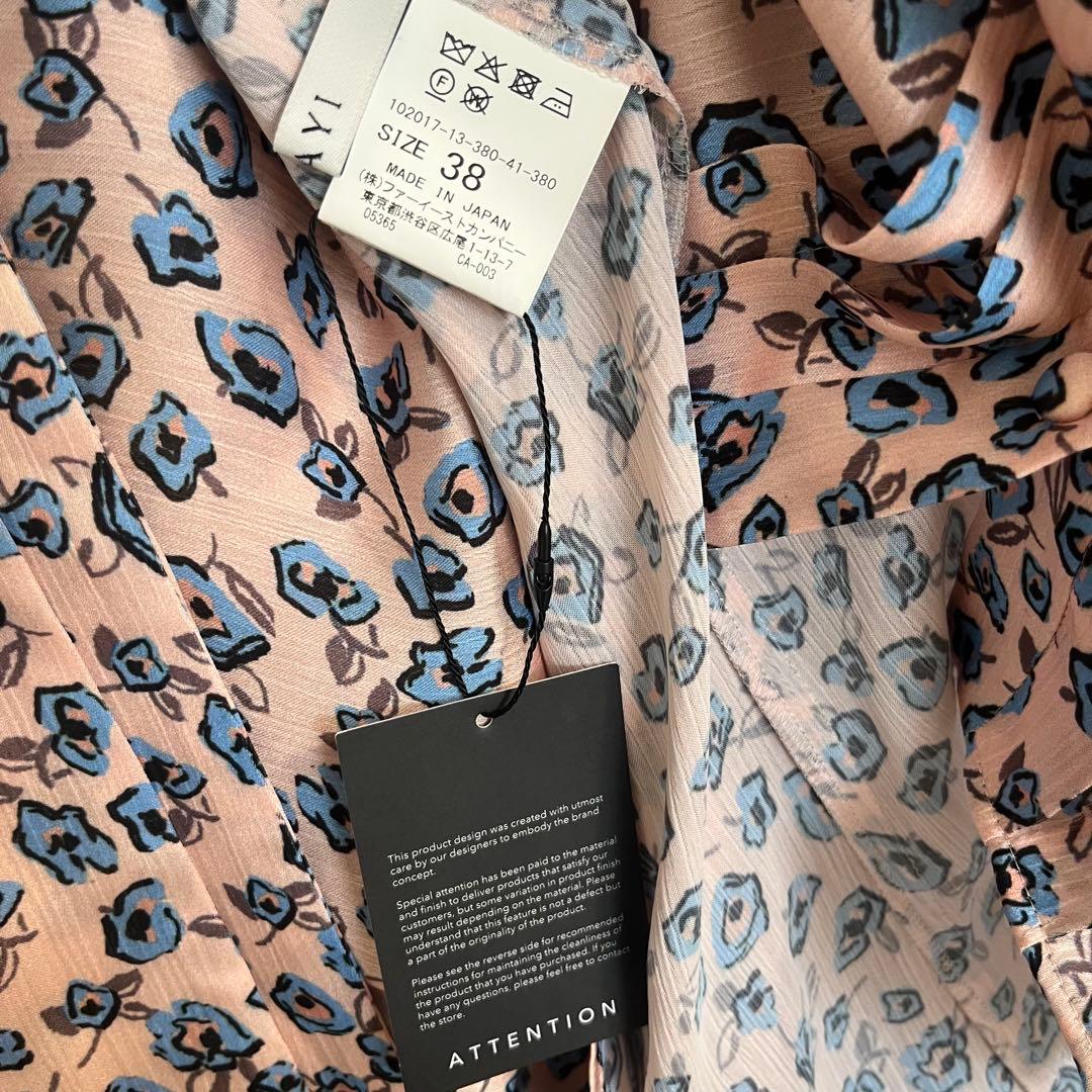 ANAYI スモールフラワープリントボウタイブラウス/セオリー、23区、ロペ