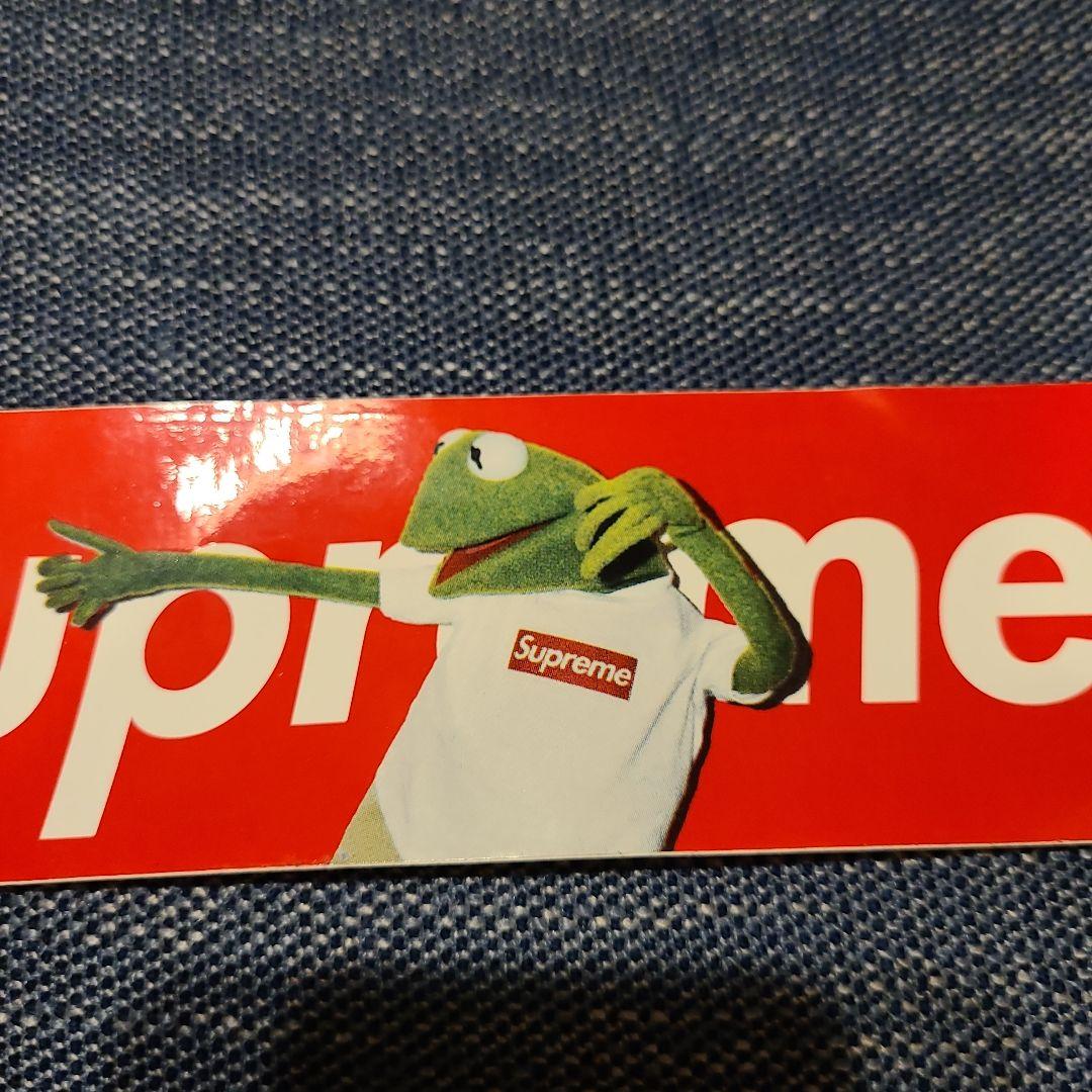 Supreme　KERMIT　BOXロゴ　ステッカー