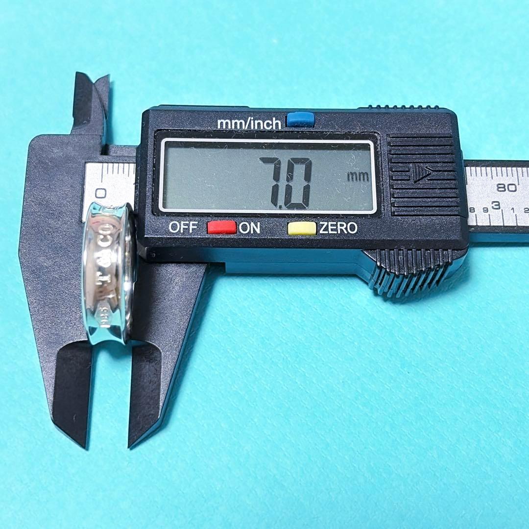 【美品】24号 ティファニー 1837 ナローワイドリング シルバー925