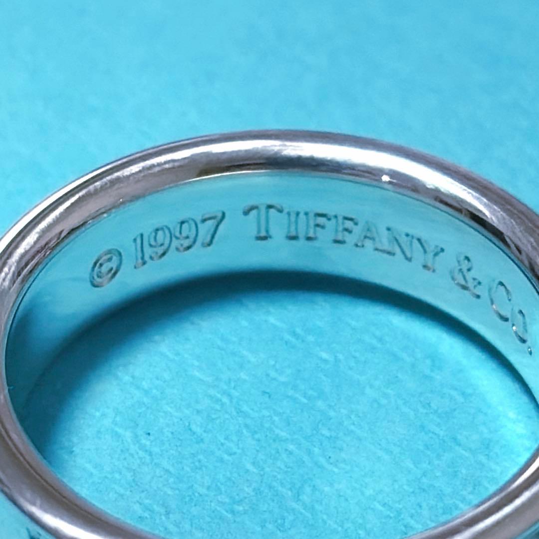 【美品】24号 ティファニー 1837 ナローワイドリング シルバー925
