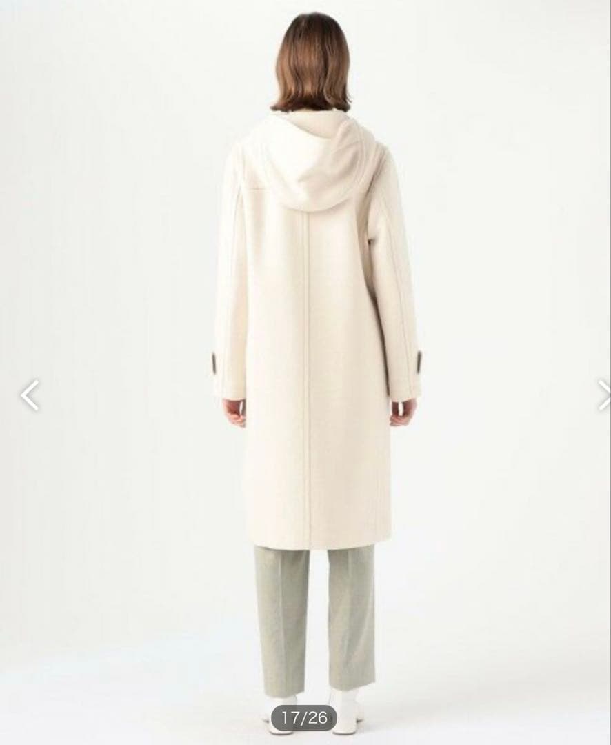 MACPHEE TOMORROWLAND ウールメルトン ダッフルコート 36