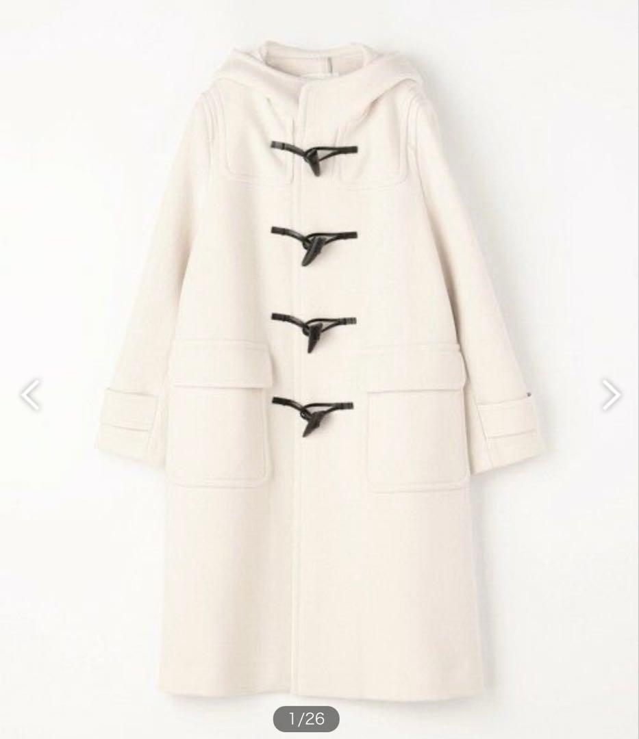 MACPHEE TOMORROWLAND ウールメルトン ダッフルコート 36