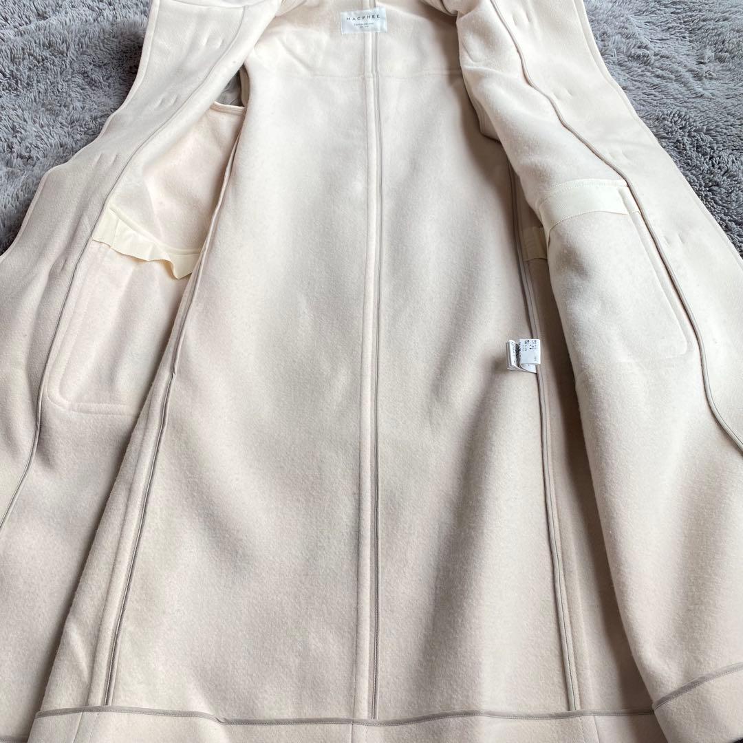 MACPHEE TOMORROWLAND ウールメルトン ダッフルコート 36