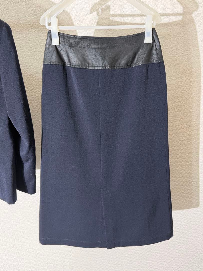 トリコ コムデギャルソン 切り替えジャケット スカート セットアップ