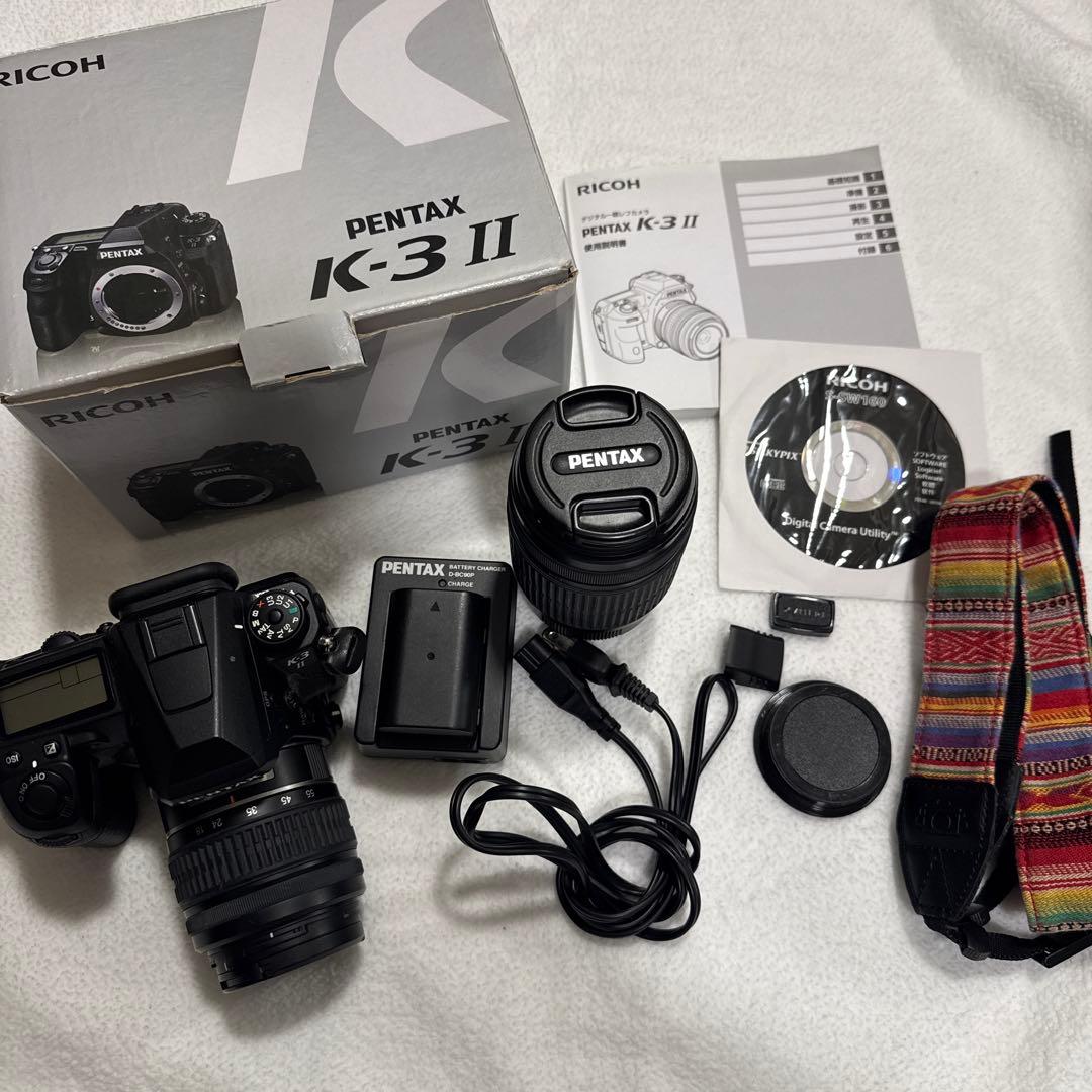 PENTAX(ペンタックス)K-3Ⅱ　一眼レフ　望遠レンズ付きセット