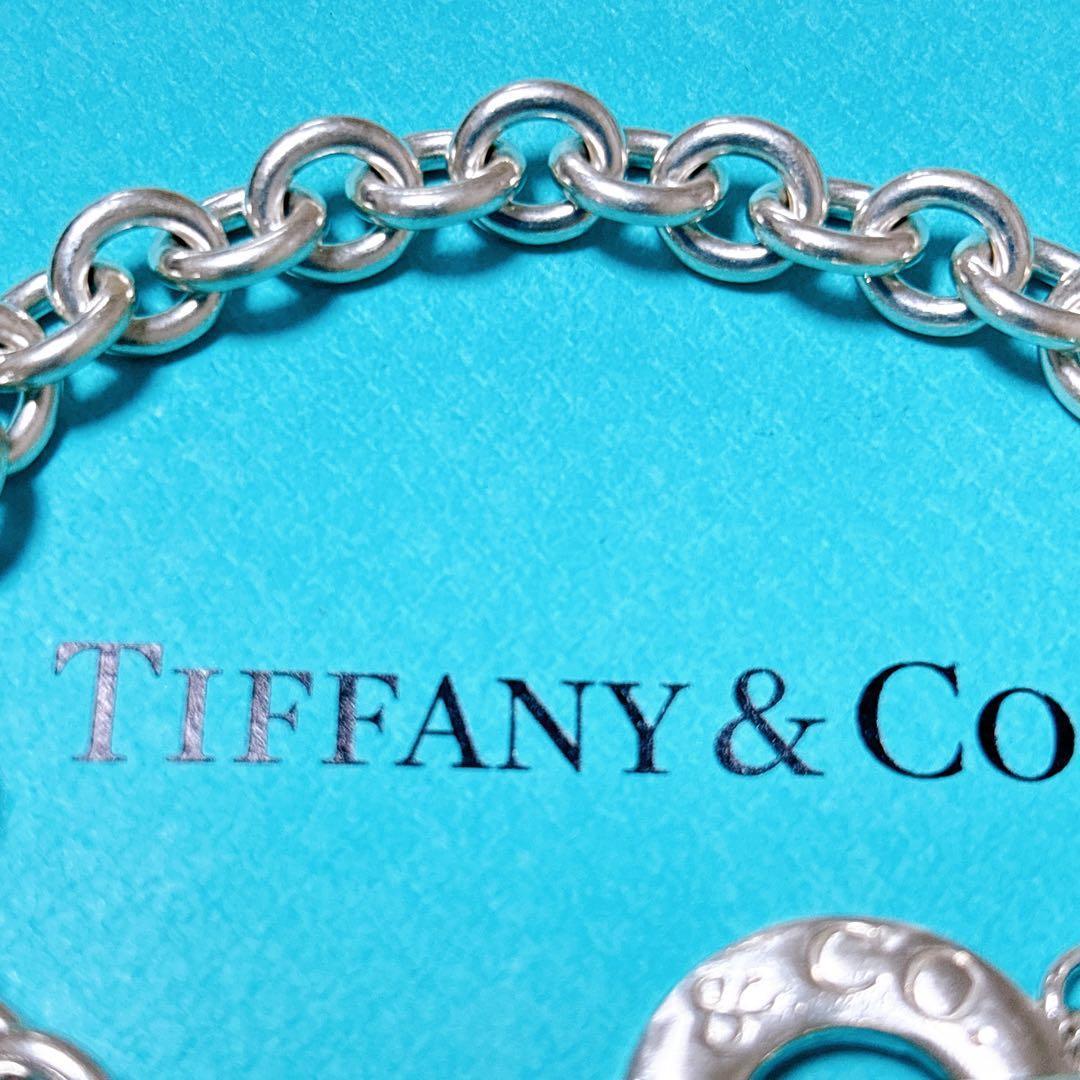 【美品】20.1cm ティファニー トグル ハートタグ ブレスレット SV925