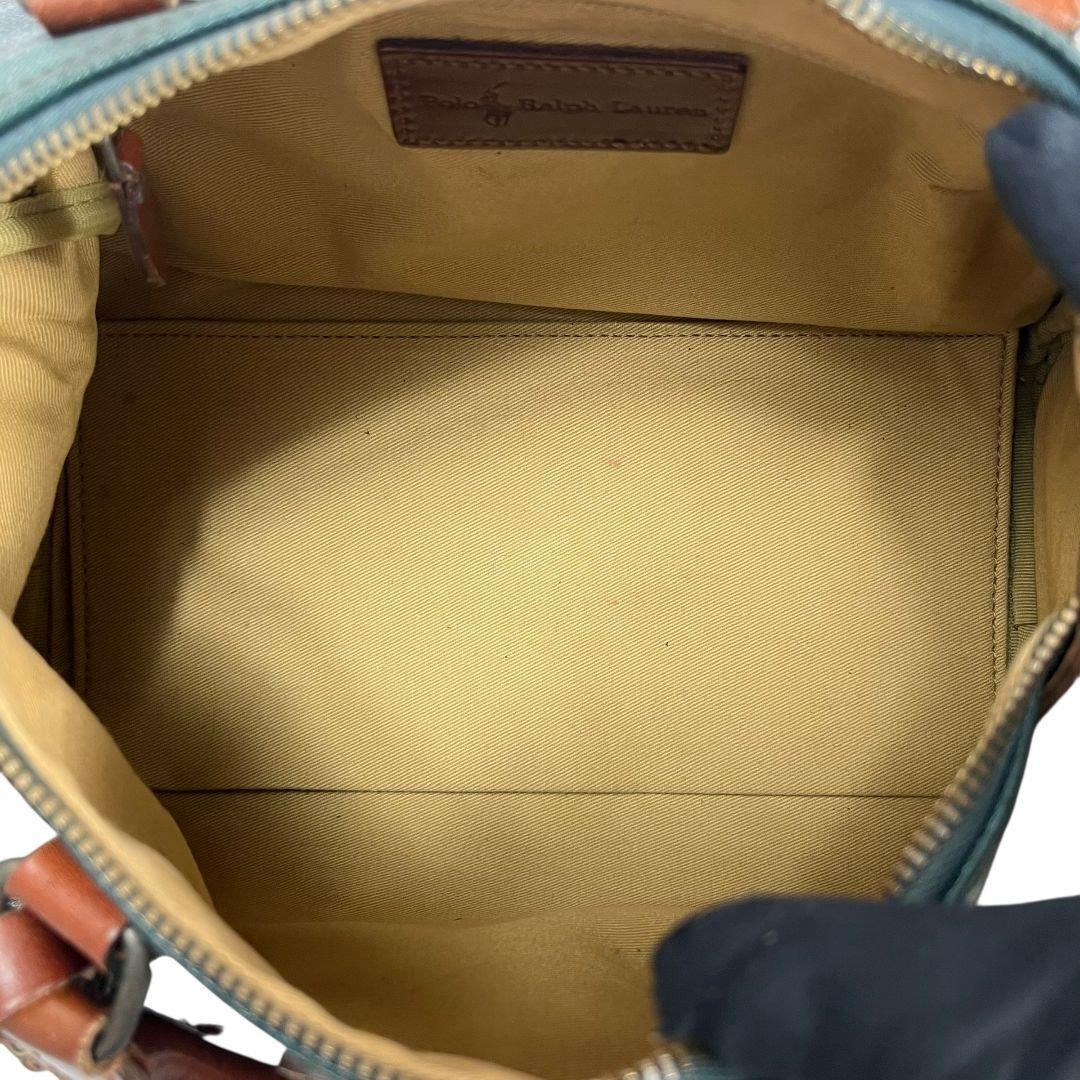 美品　ポロラルフローレンPOLO RALPH LAUREN　ミニボストンバッグ