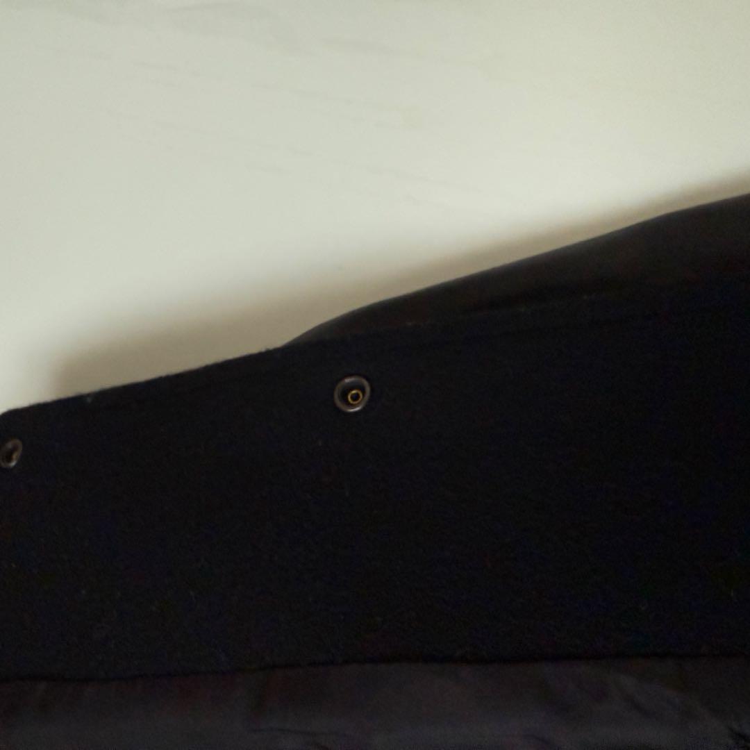 LOEFF ラムレザースリーブ メルトン スタジアム ジャンパー　サイズ1