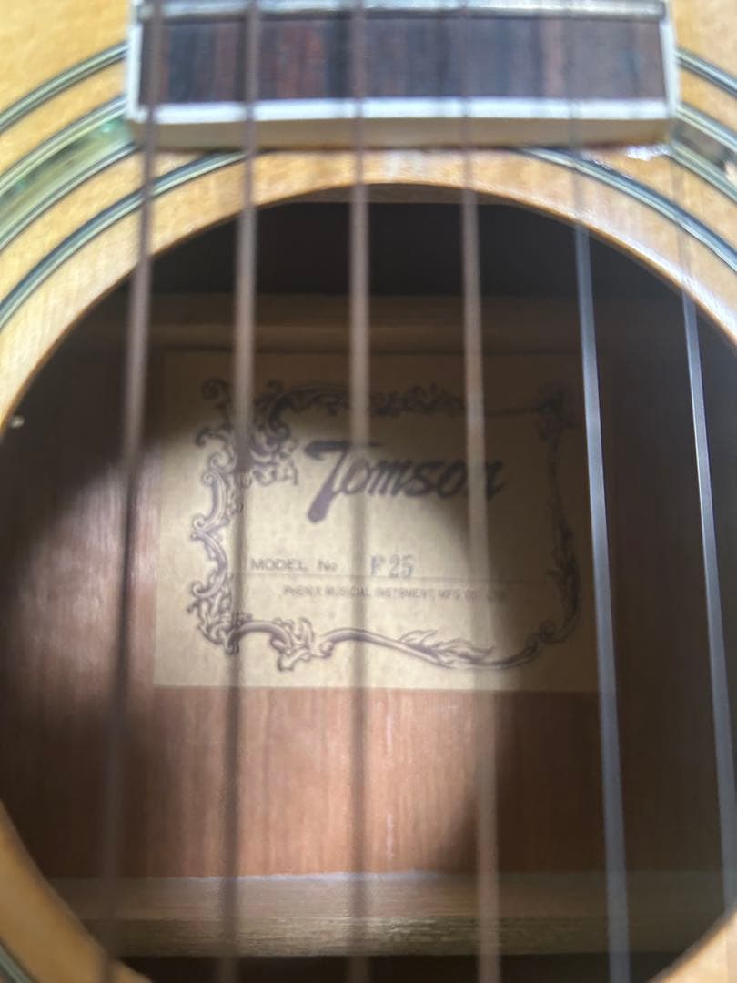 Tomson アコースティックギター 70s国産ビンテージ.Ｆ-25