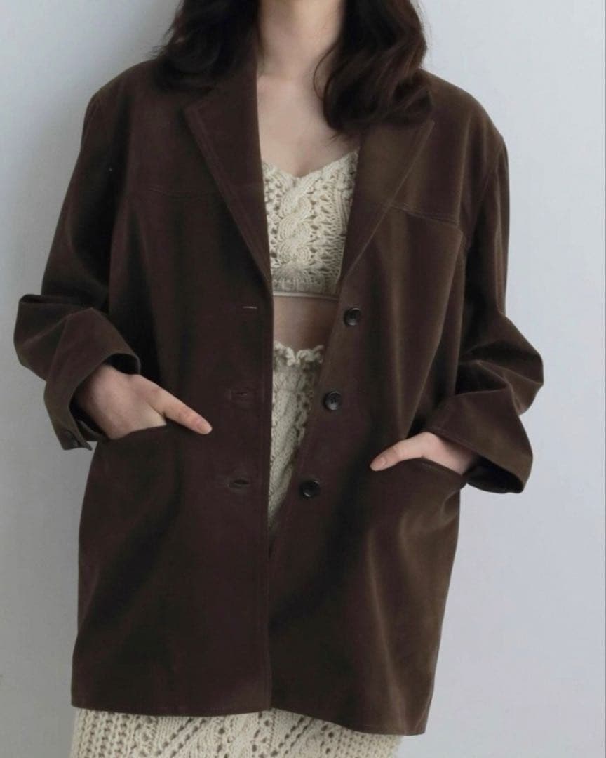 ジャケット・アウター anuke Eco Suede Jacket