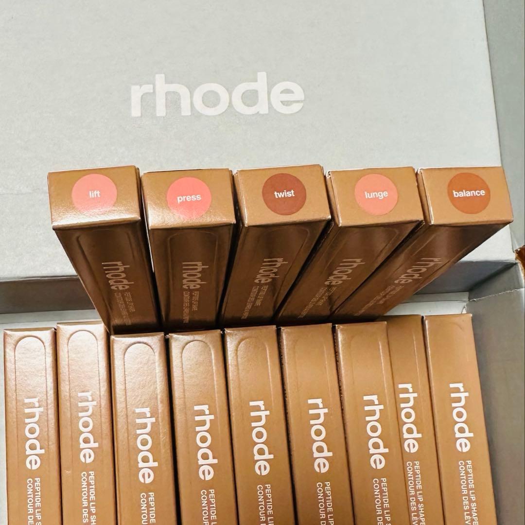 RHODEヘイリー LEAN リップ シェイプ ミラー セット