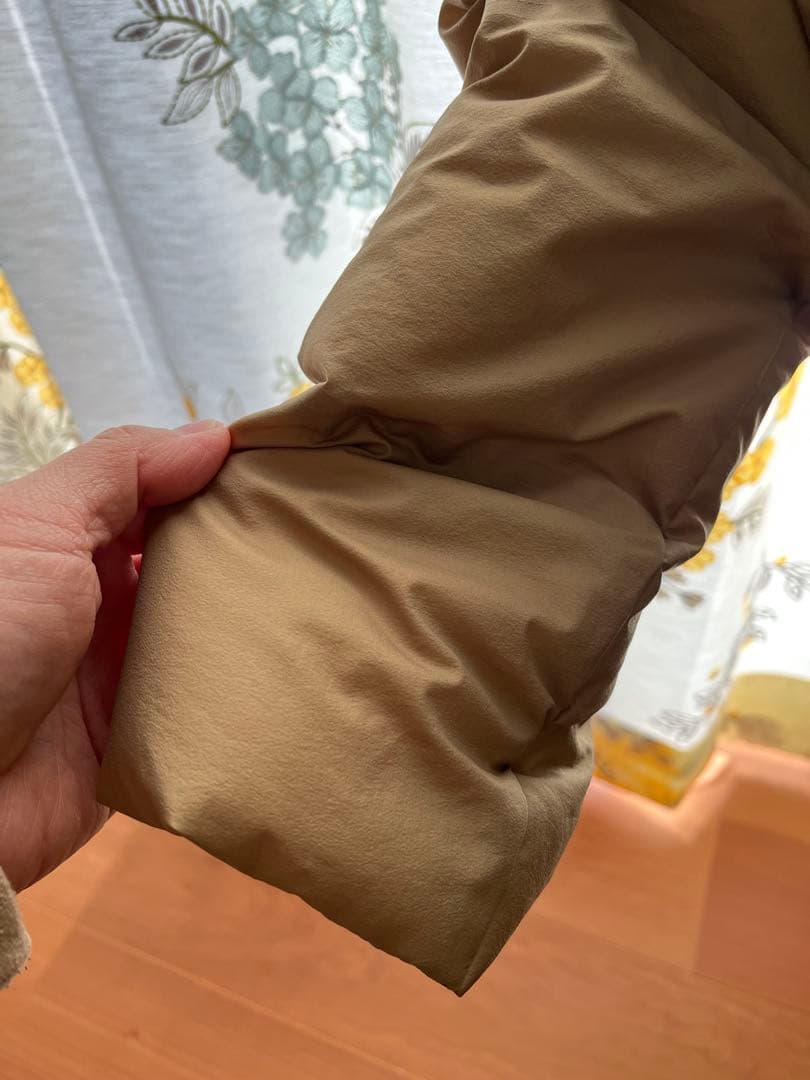 美品　ノースフェイス　ビレイヤーパーカー xsベージュ