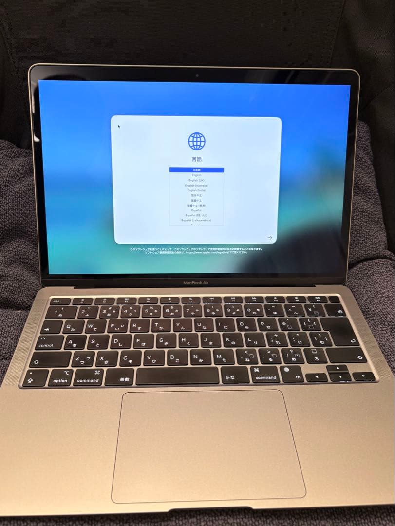 【メモリ16GB・バッテリー96%】MacBook Air M1 日本語配列