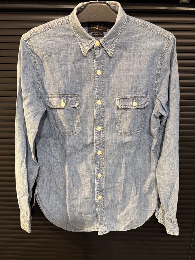 ［vintage］RRL ダブルアール シャツ　size M