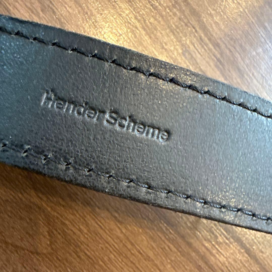 エンダースキーマ/キーフロック/ブラック パイソンレザー キーホルダー