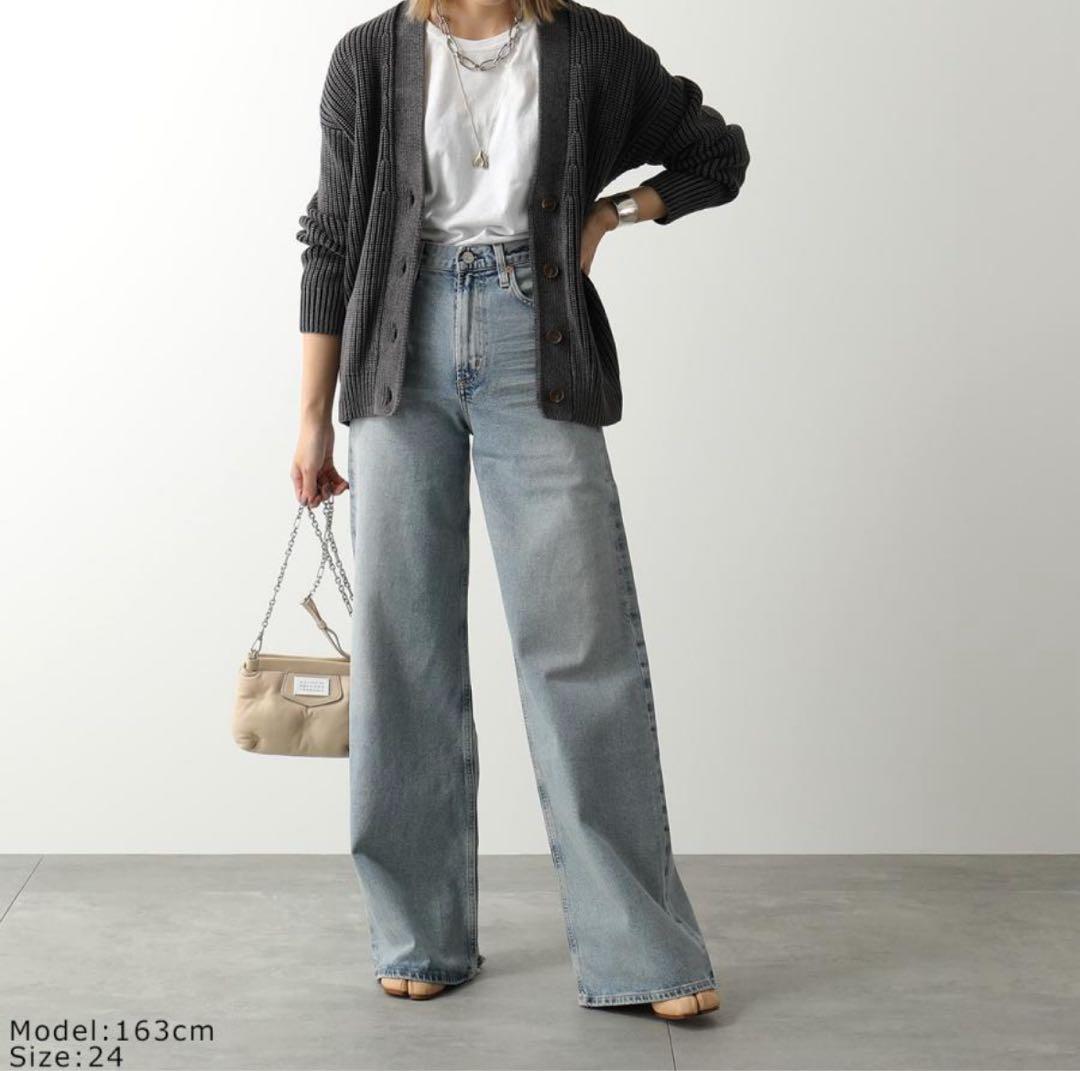 CITIZENS OF HUMANITY デニム 27 ワイドバギー ダメージ