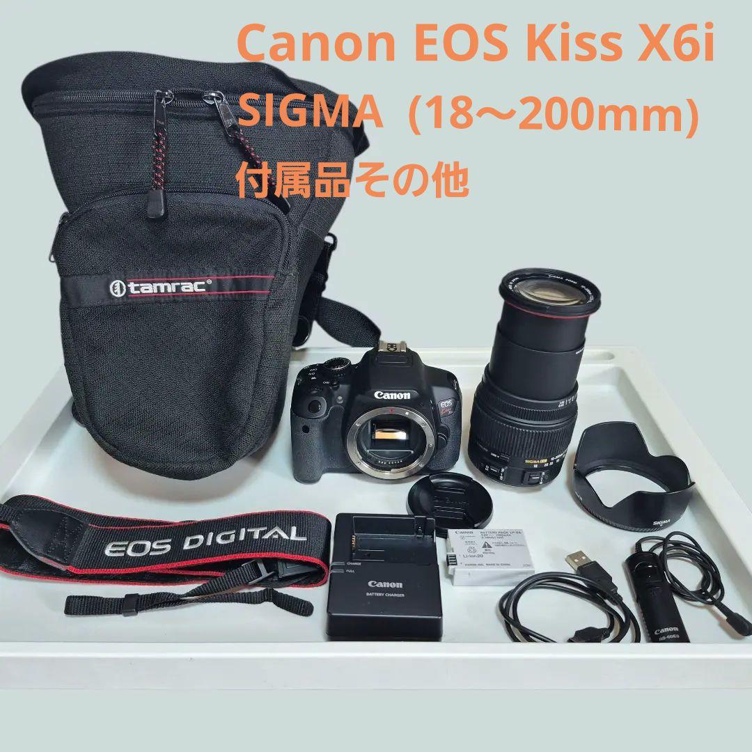 Canon EOS Kiss X6i 本体 SIGMA18-200レンズ