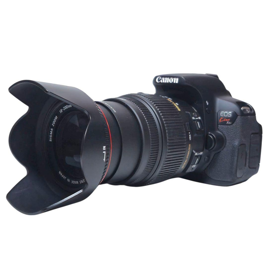 Canon EOS Kiss X6i 本体 SIGMA18-200レンズ