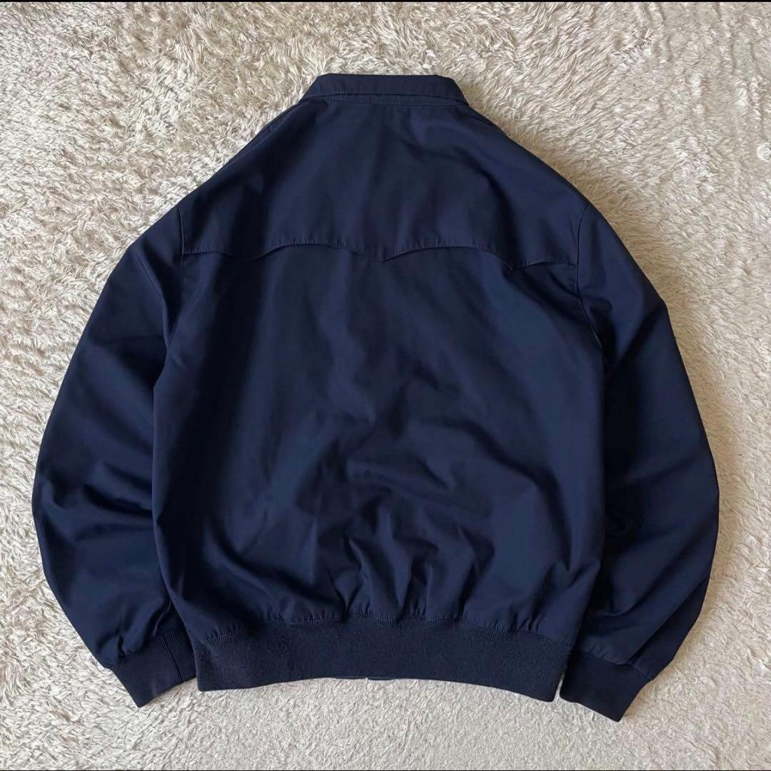 フレッドペリー 美品 FRED PERRY ハリントンジャケット 40 ネイビー