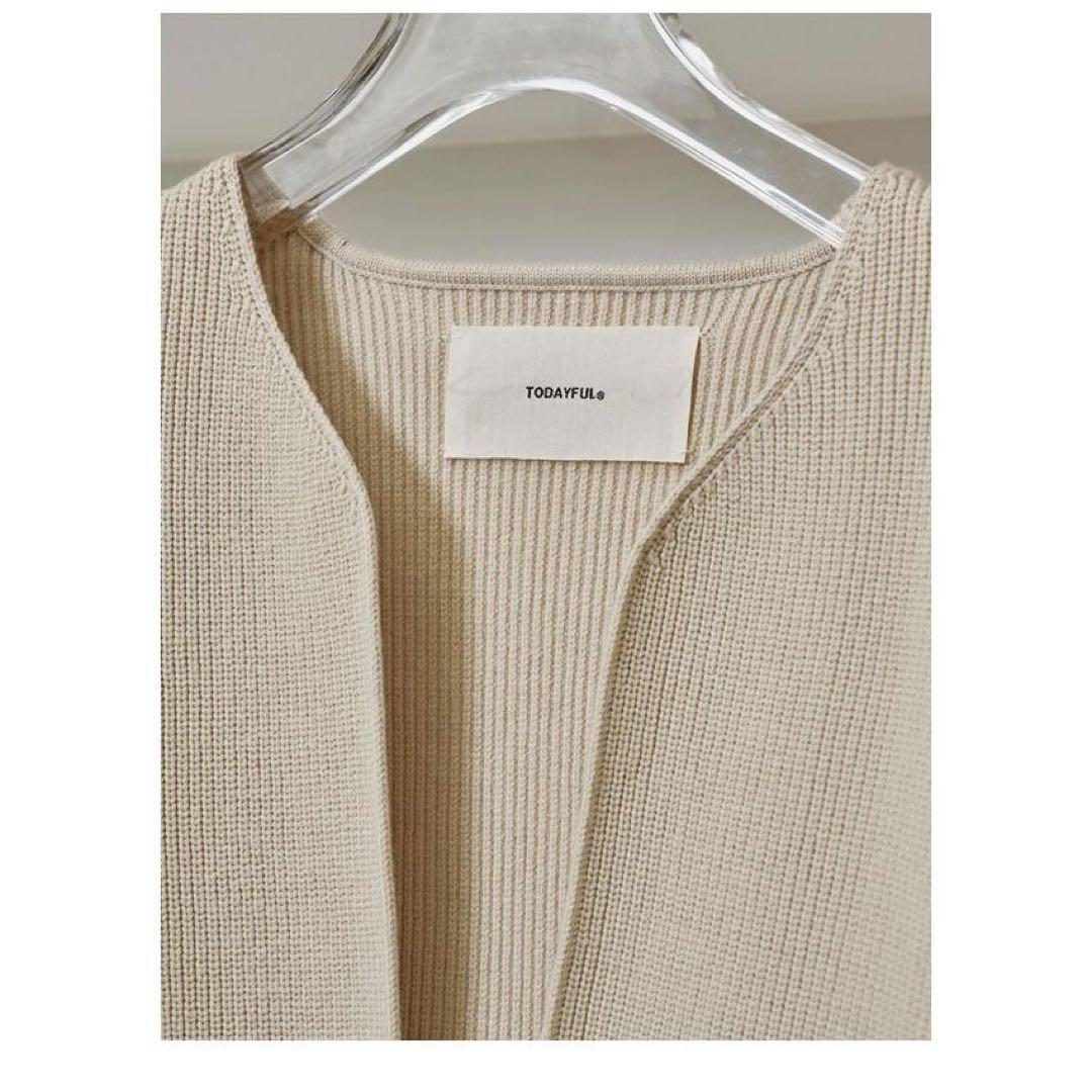 トップス todayful Slit Neck Knit