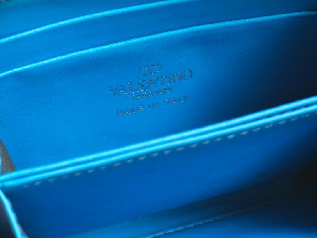 小物 VALENTINO VLTN Neck Wallet Blue