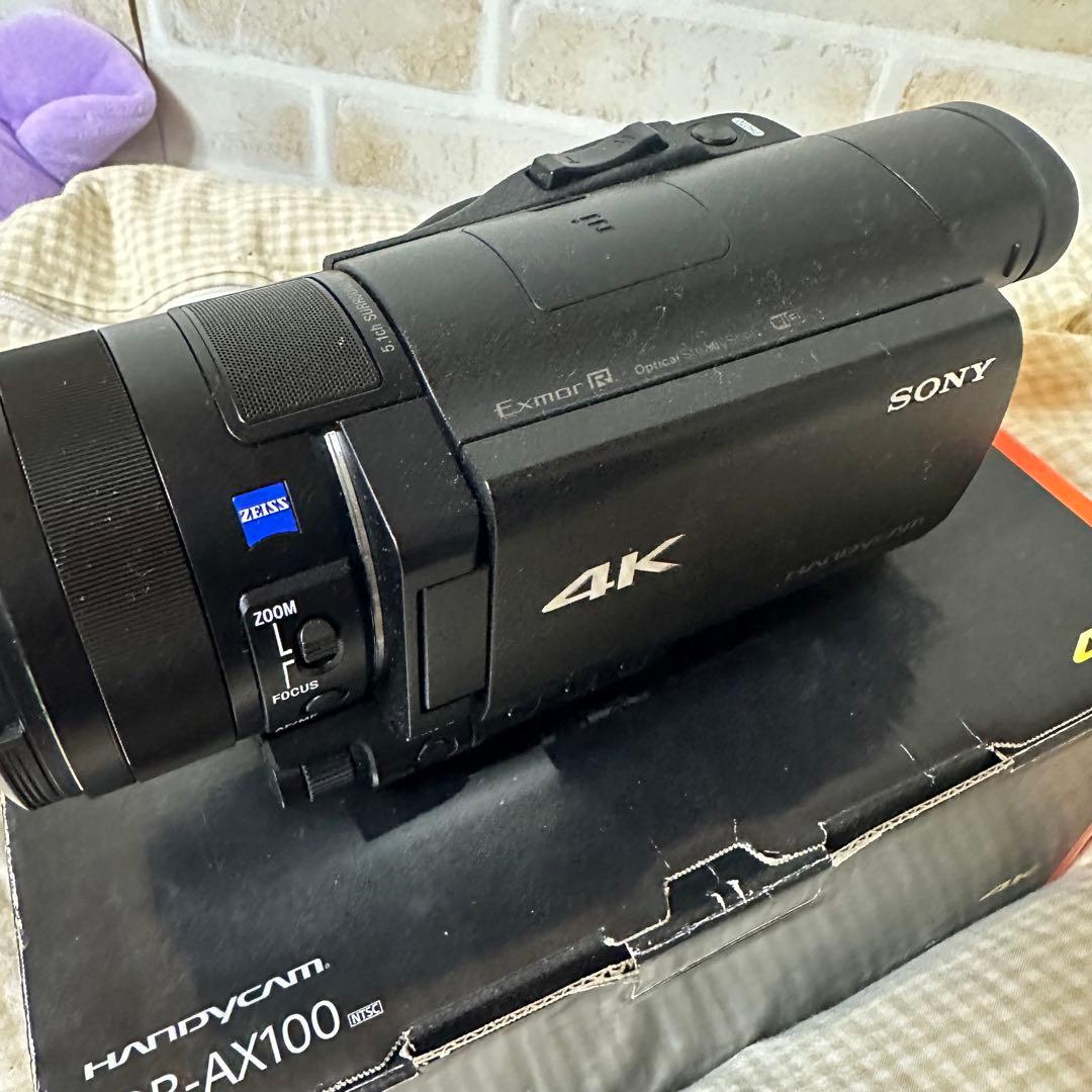 SONY FDR-AX100 4K ビデオカメラ
