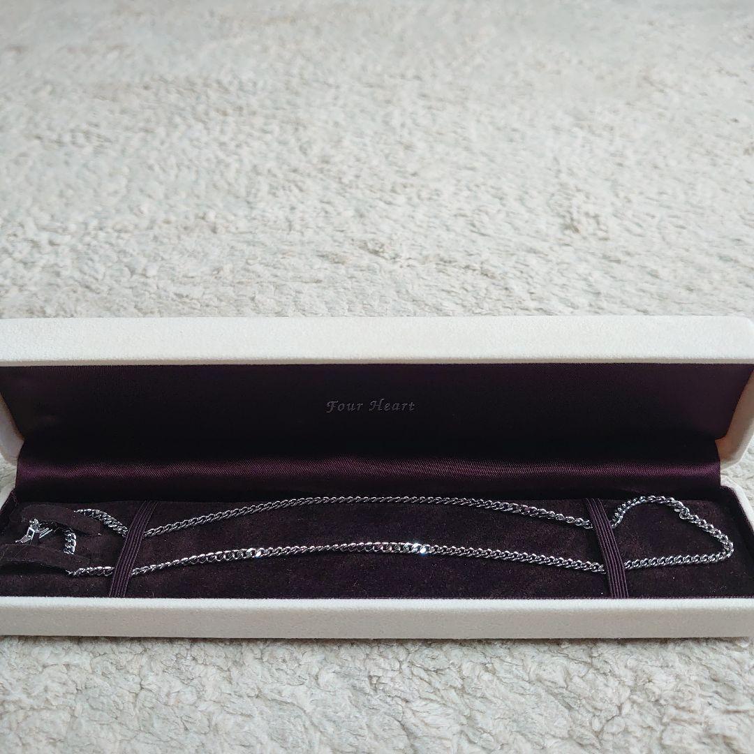 プラチナ2面シングル喜平‹PT850›20g 45cm ネックレス