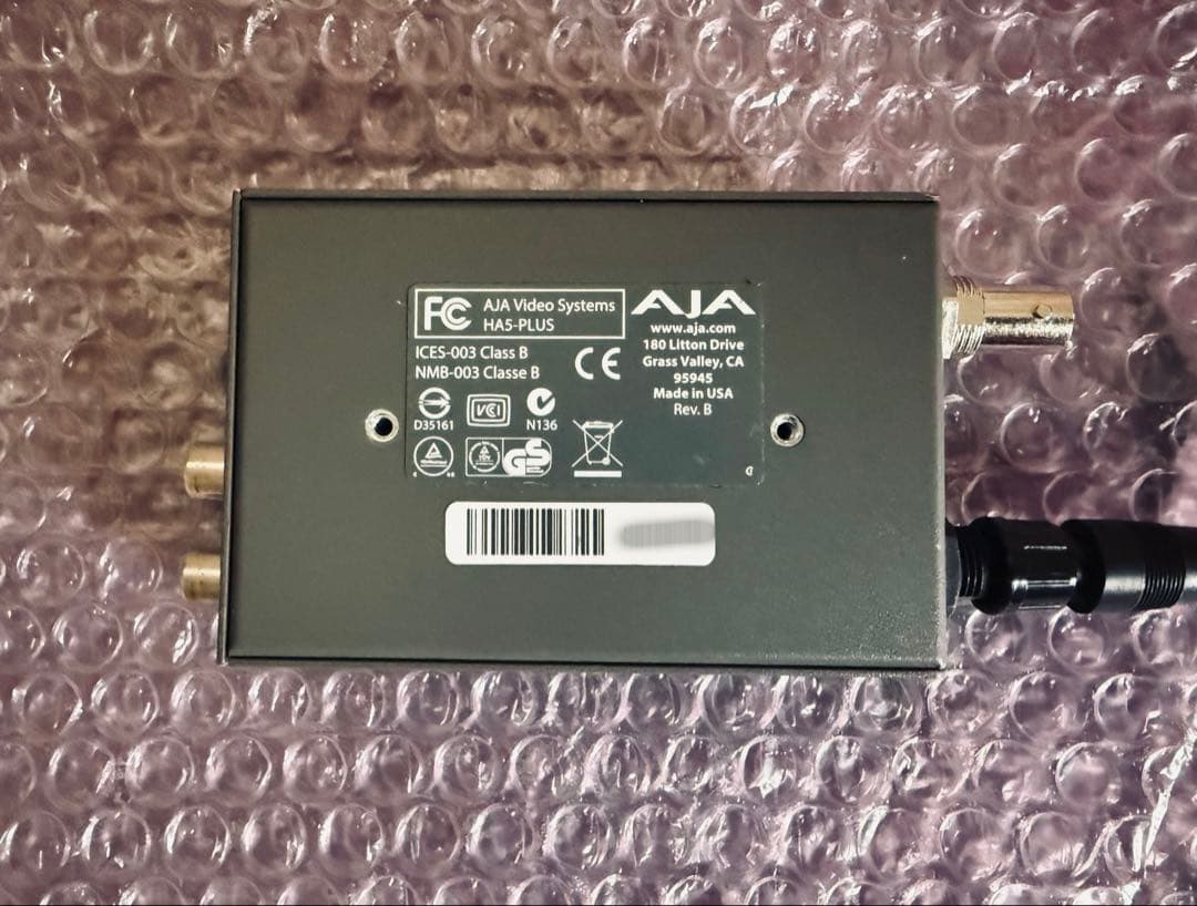 その他 AJA HA5-PLUS HDMI to HD/SD Converter