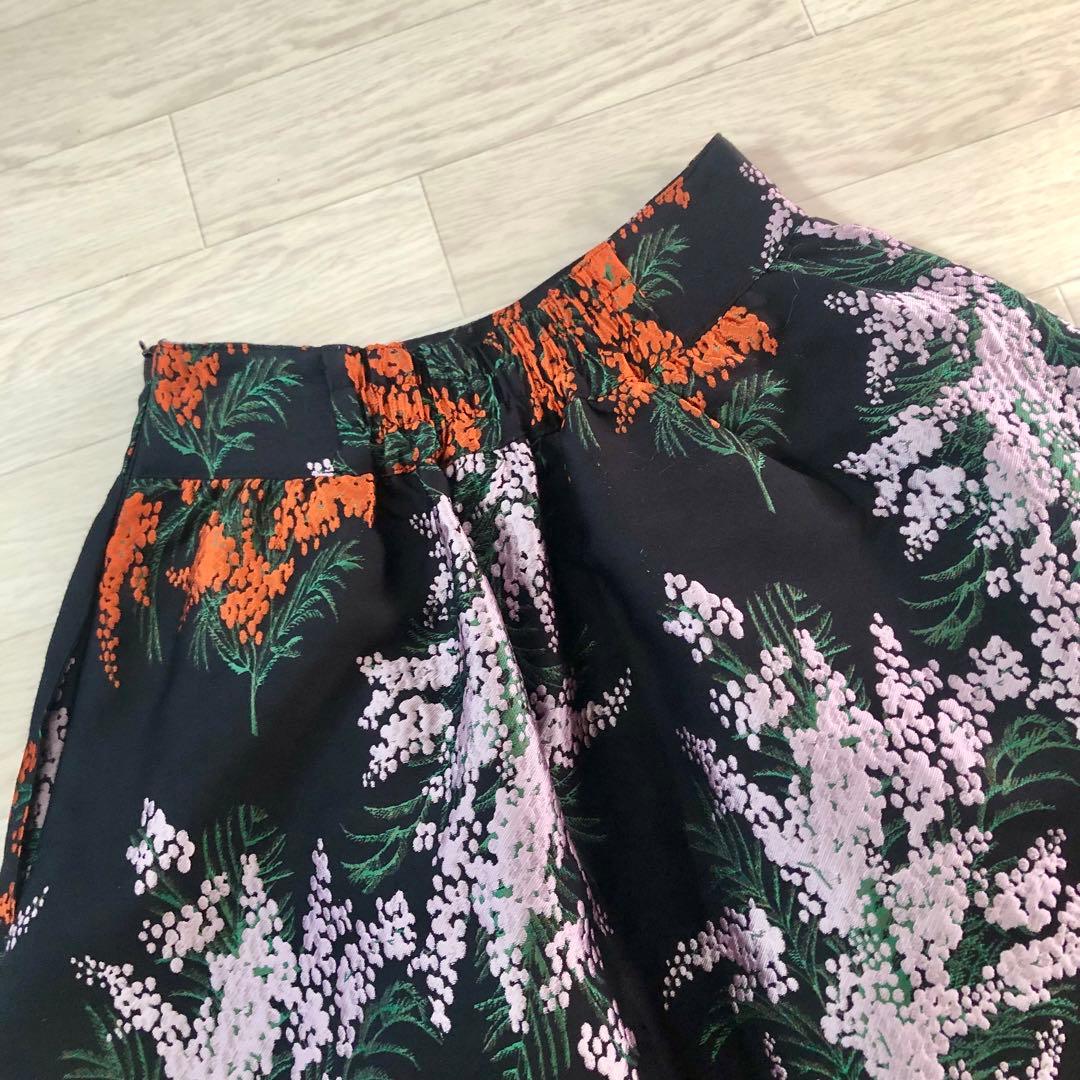 アメリAMERI WISTERIA JACQUARD FLARE SKIRT