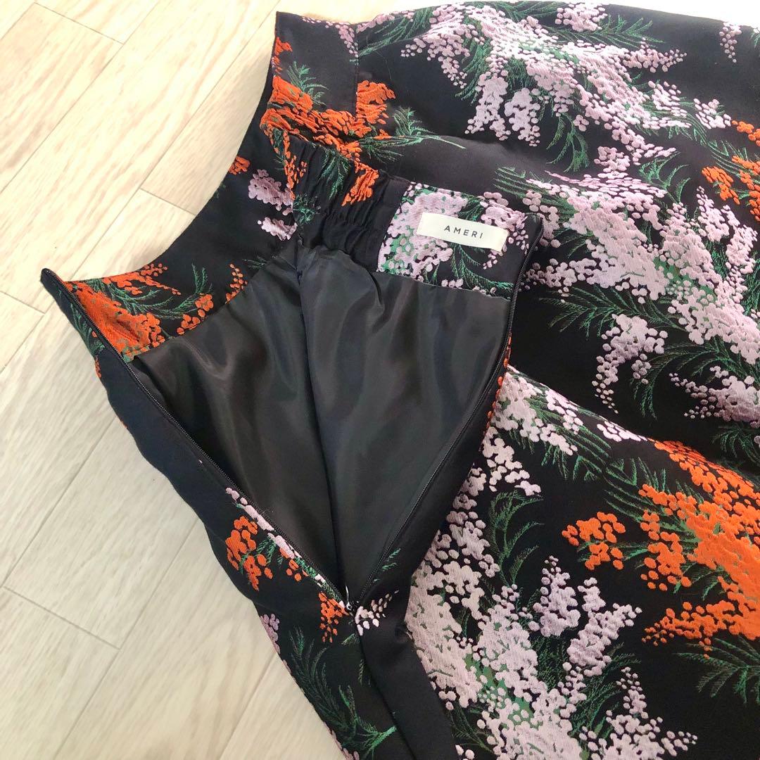 アメリAMERI WISTERIA JACQUARD FLARE SKIRT