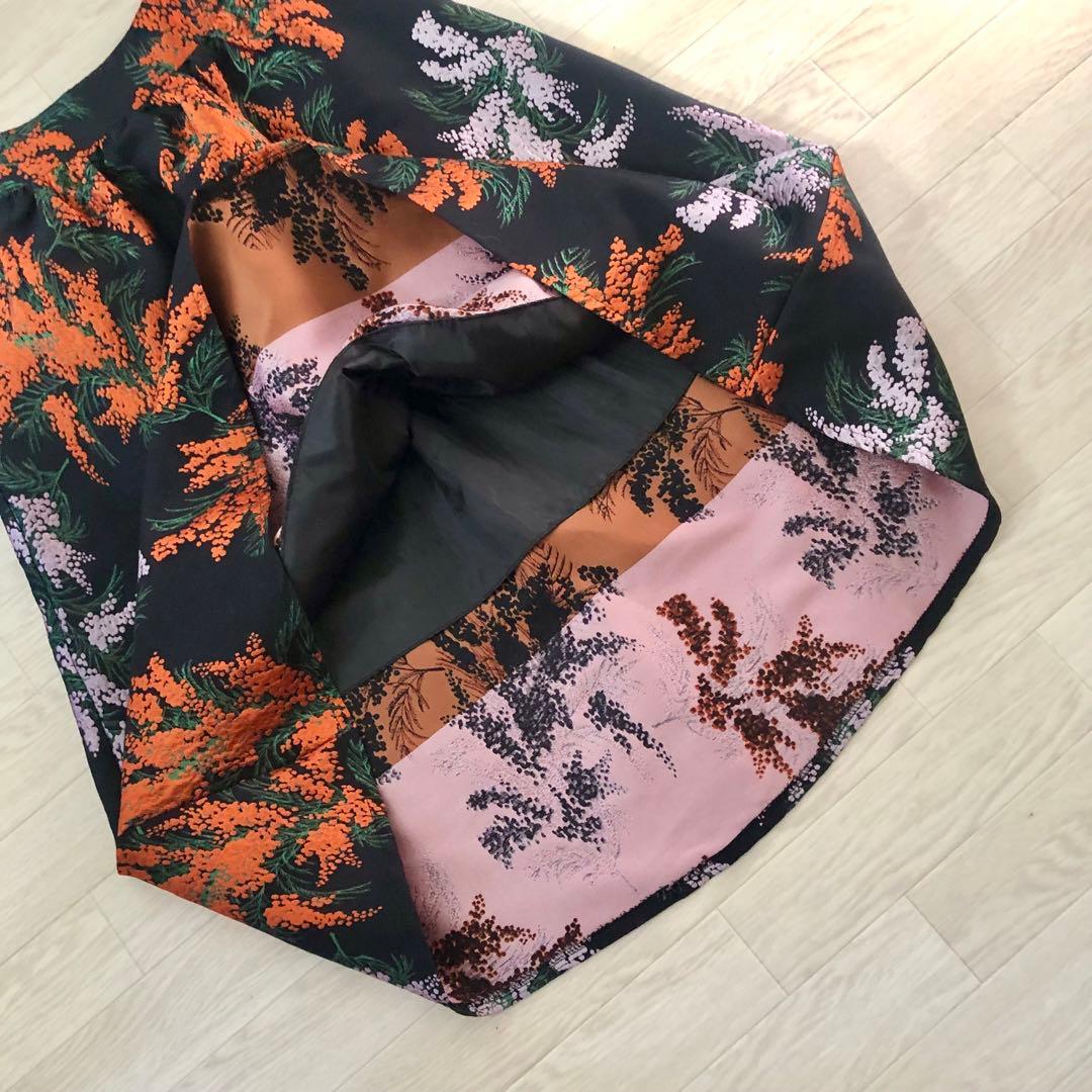 アメリAMERI WISTERIA JACQUARD FLARE SKIRT