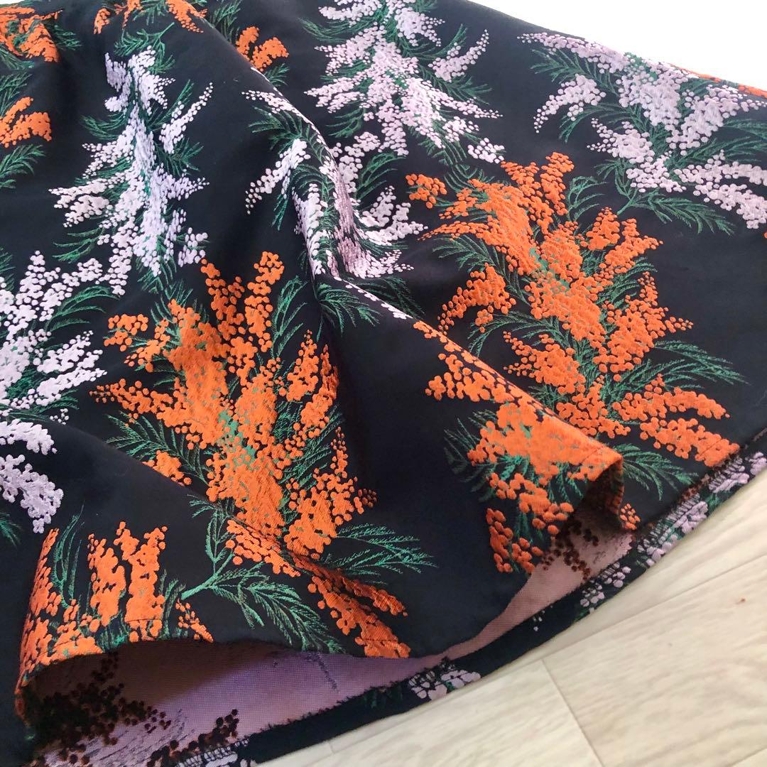 アメリAMERI WISTERIA JACQUARD FLARE SKIRT