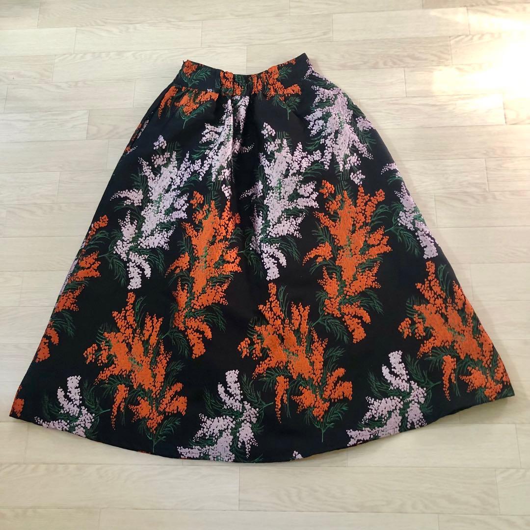 アメリAMERI WISTERIA JACQUARD FLARE SKIRT