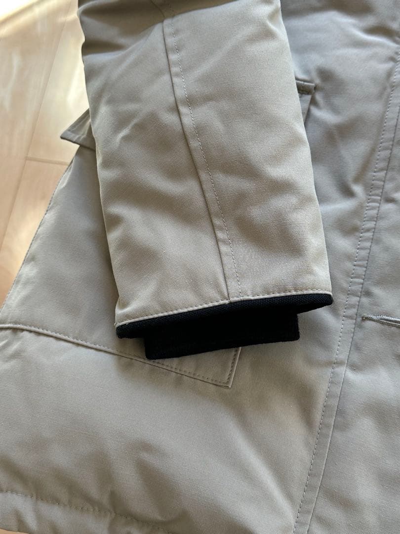 ☺︎KSRN☺︎ 美品 カナダグース ファー付きダウン ブロンテ ベージュ