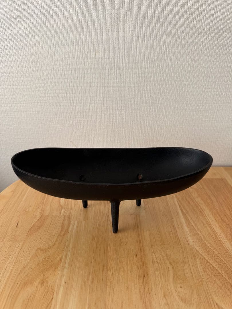 名作 南部鉄器 水盤 三つ足 伝統工芸 印あり