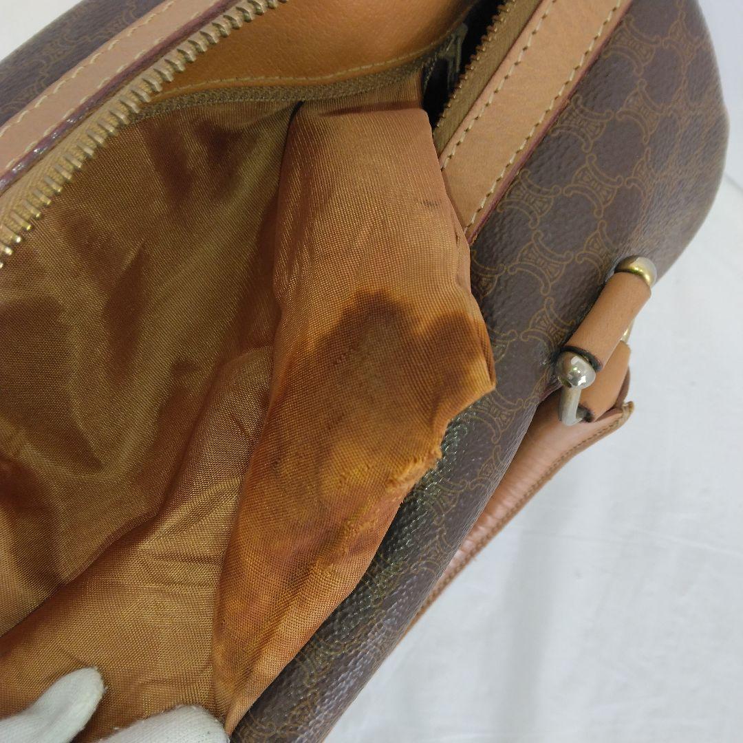 APG12 セリーヌ 極美品 マカダム ハンドバッグ ミニボストンバッグ