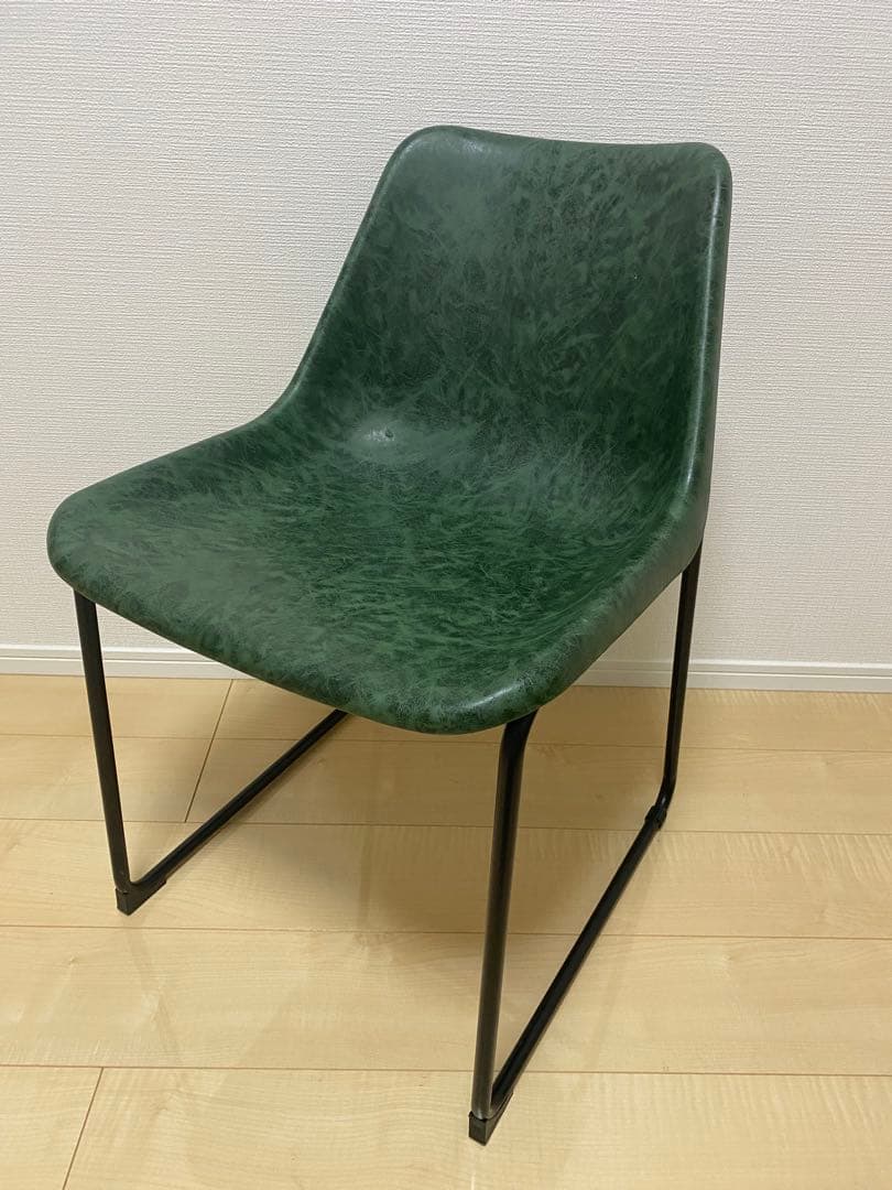 クラッシュゲート ログ ダイニング　チェア ヴィンテージ グリーン