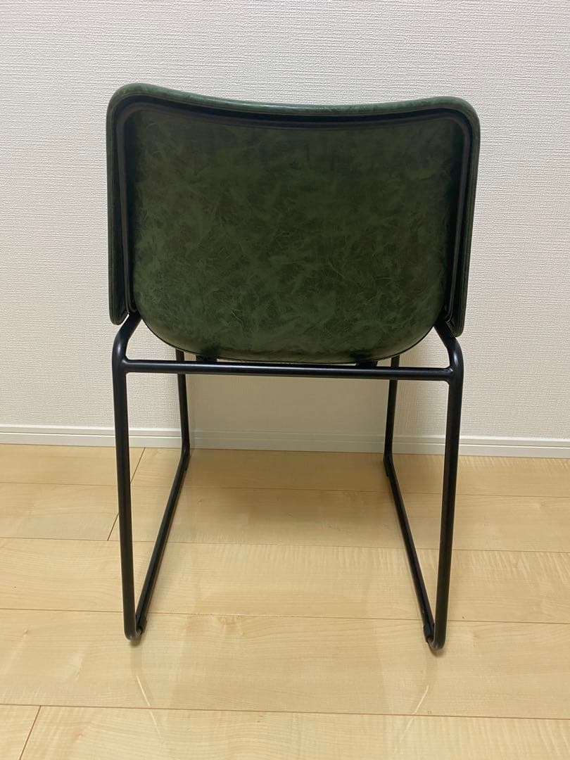 クラッシュゲート ログ ダイニング　チェア ヴィンテージ グリーン