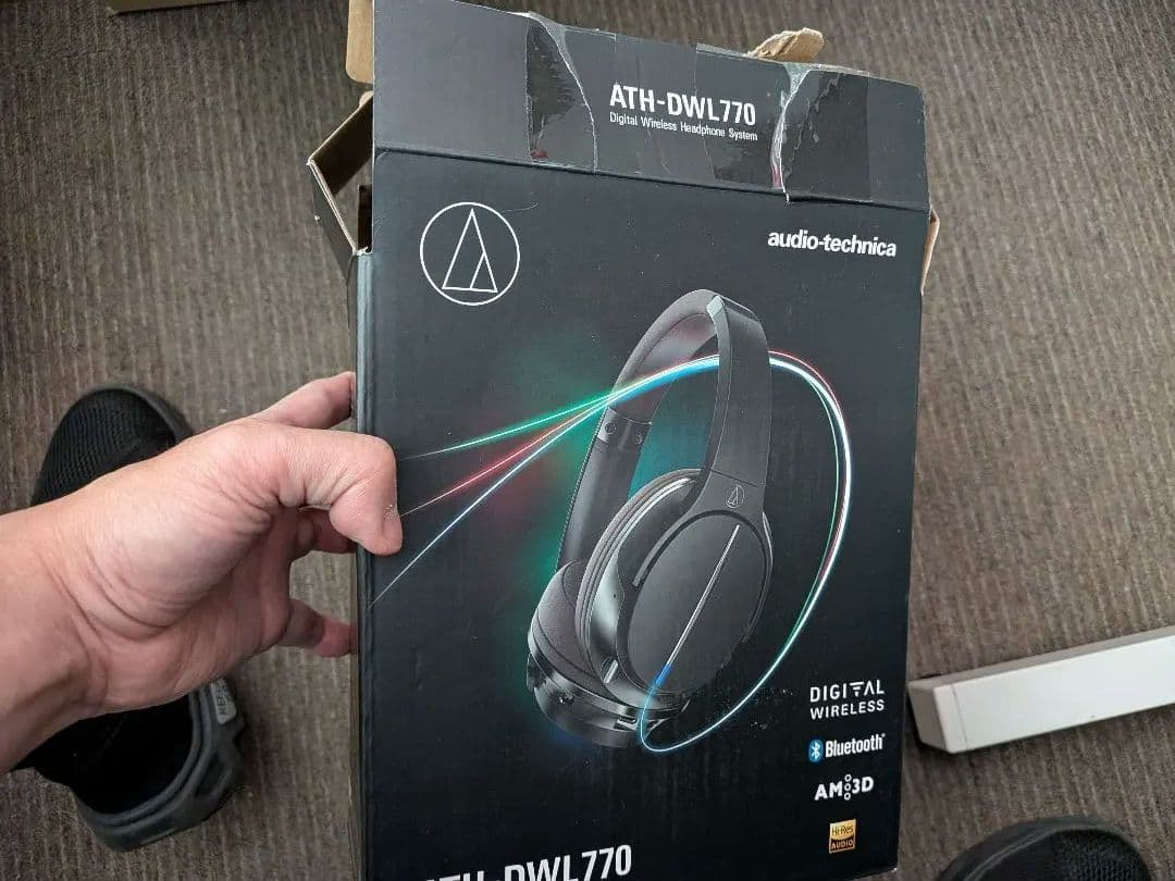 デジタル ワイヤレスヘッドホン オーバーイヤー型 ATH-DWL770