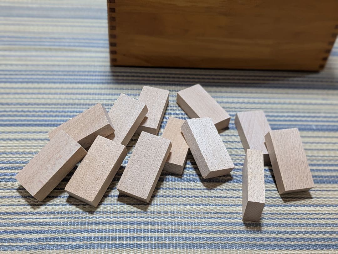 ドクスピール　積み木　直方体　192個　木製ケース付き