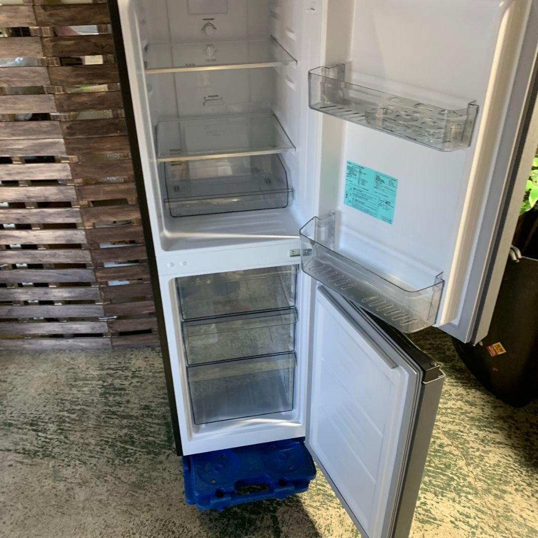 I121\" Haier 2ドア 148L 冷蔵庫 JR-SY15AR-H 黒