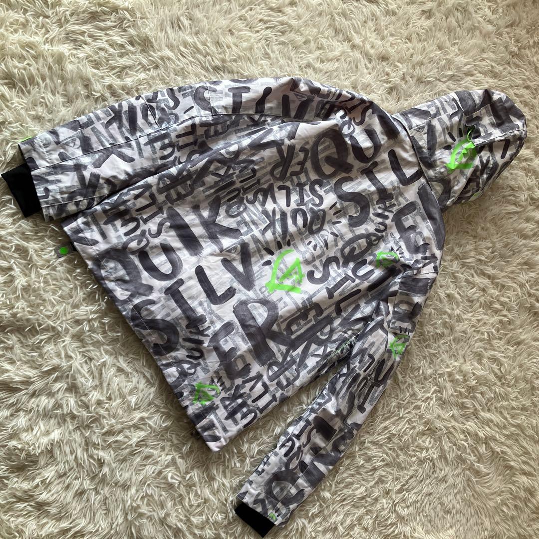 #6N✨ QUICK SILVER✨スキー スノボ ウェア 上下セット メンズM