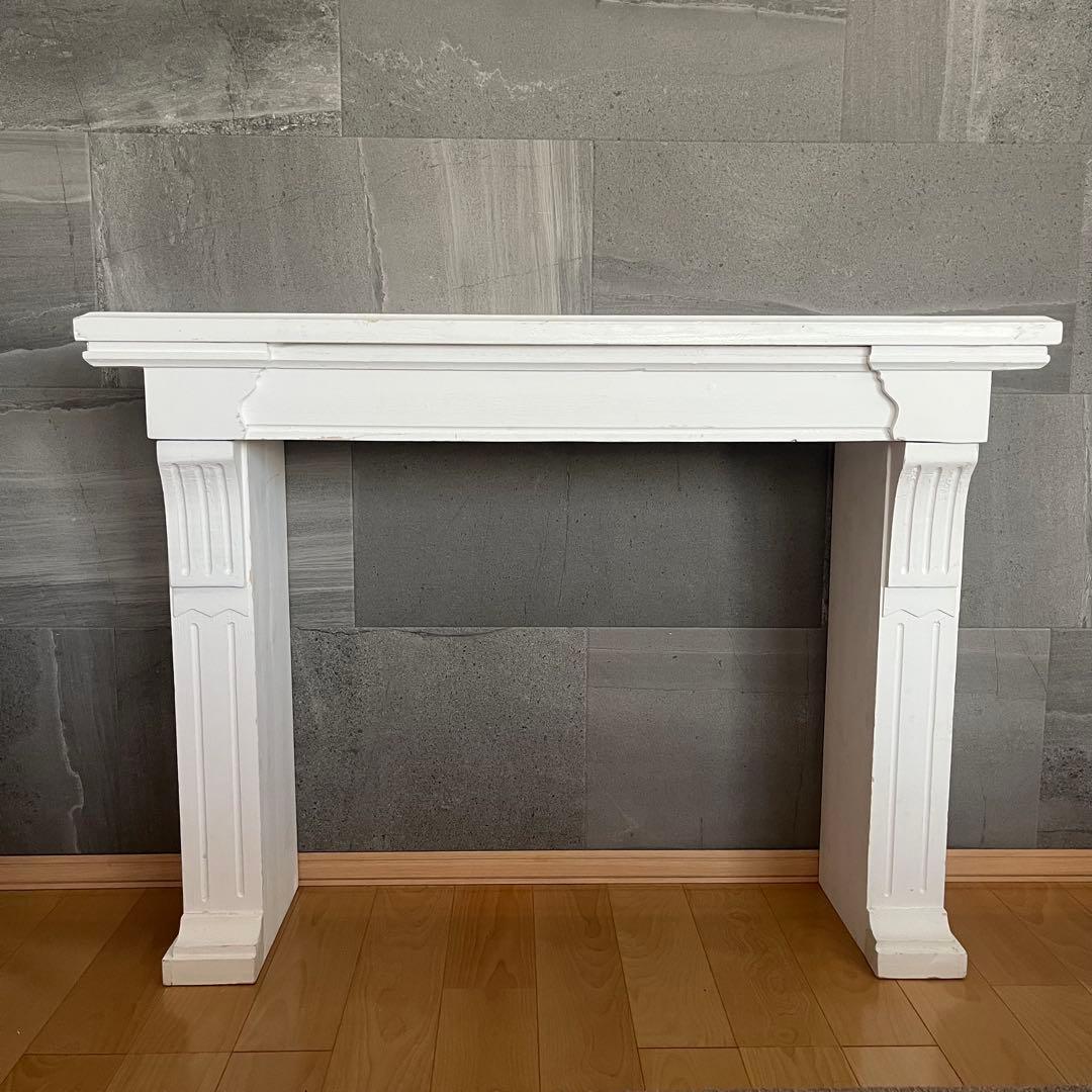 ホワイト木製マントルピース￥41,800 → ¥14,900